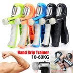 Adjustable Heavy Gripper Fitness Hand Exerciser Grip Wrist Training Increase Strength Spring Finger Pinch Carpal Expander